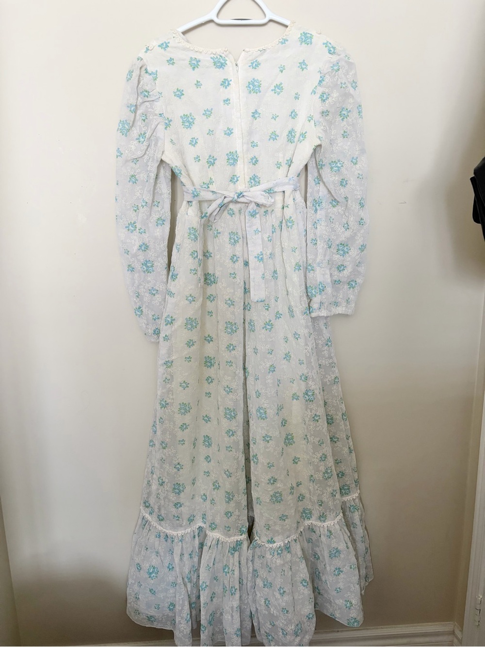 vintage 70s prairie dress - Picture 4 of 7